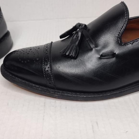 Allen Edmonds Jermyn Men's Leather Slip On Tassel Cap Toe Loafers Shoes Size10.5 - Picture 13 of 15